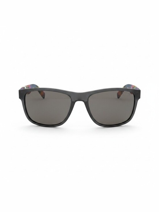 Quiksilver Black Frame Sunglasses with Green Mirrored Lenses, NEW